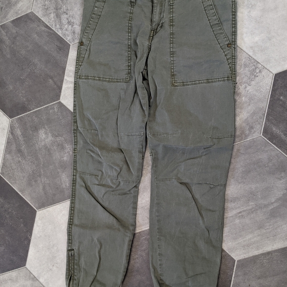 Sanctuary Peace Trooper Olive Cropped Pants size 26 - Picture 6 of 8